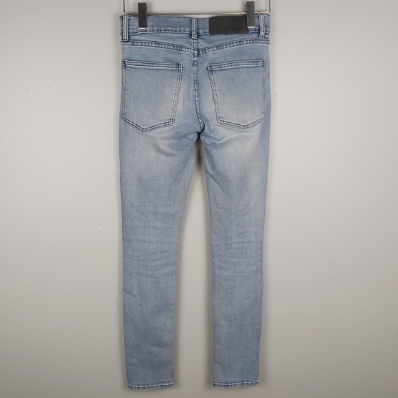 📣2/40$📣 CHEAP MONDAY shinny jeans size 27 - Picture 7 of 10